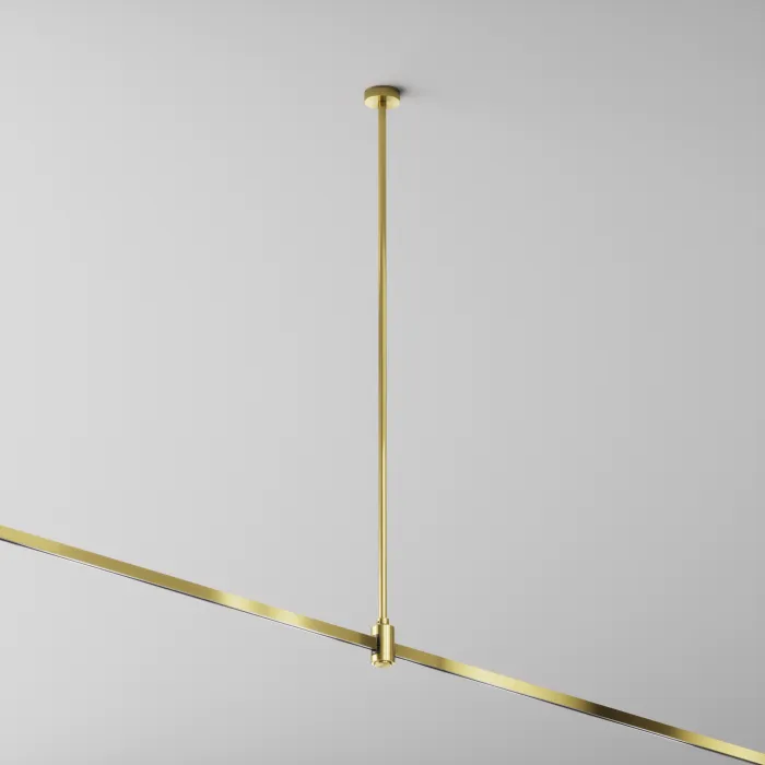 Крепление потолочное Long 700мм с вводом питания Flarity латунь Maytoni FLARITY TRA159C-B1-BS от ImperiumLoft