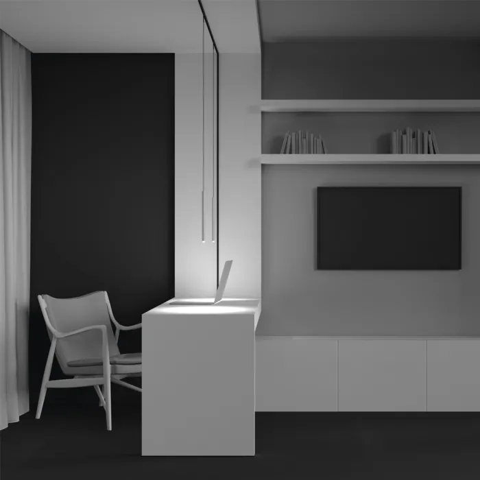 Трековый подвесной светильник Maytoni LEVITY TR191-1-3W2.7K-M-BW от ImperiumLoft