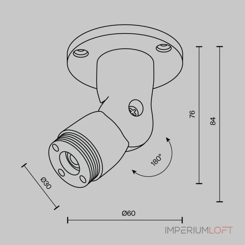 Шарнирное основание для накладного монтажа системы Shelf без ввода питания Maytoni Shelf C027CS-B от ImperiumLoft Шарнирное основание для накладного монтажа системы Shelf без ввода питания Maytoni Shelf C027CS-B от ImperiumLoft