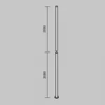 Столб для паркового светильника Maytoni Pillar O473P-GF