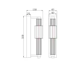 Бра Maytoni Verticale MOD308WL-L9GN3K