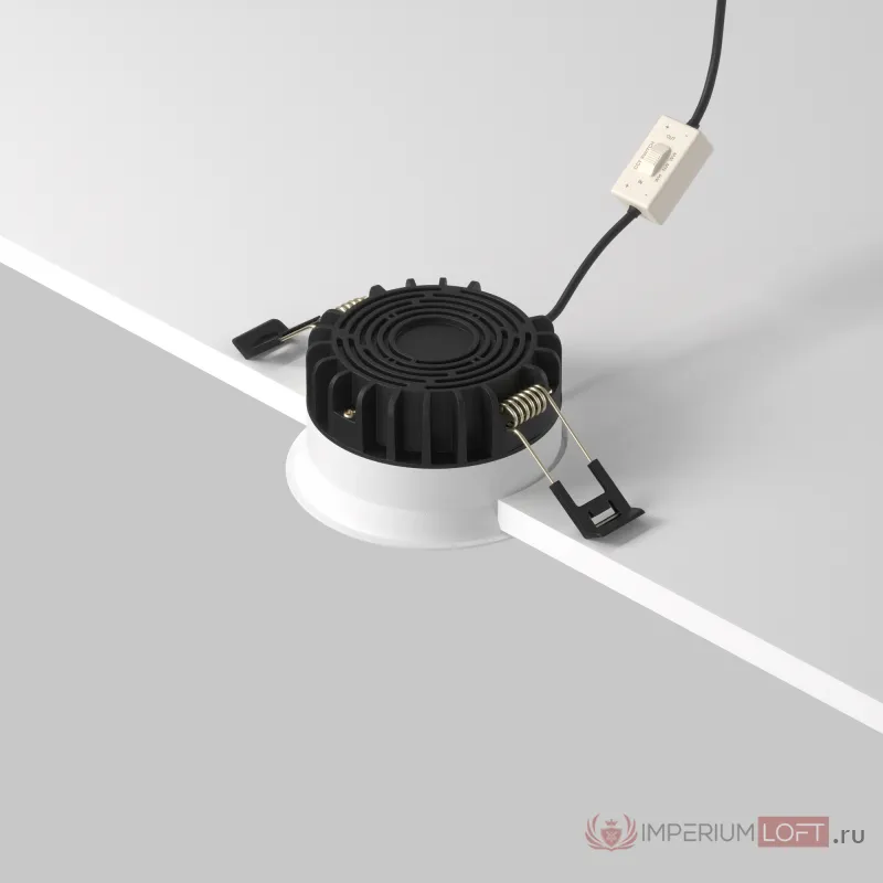 Встраиваемый светильник Maytoni Downlight DL055-8W3-4-6K-W от ImperiumLoft