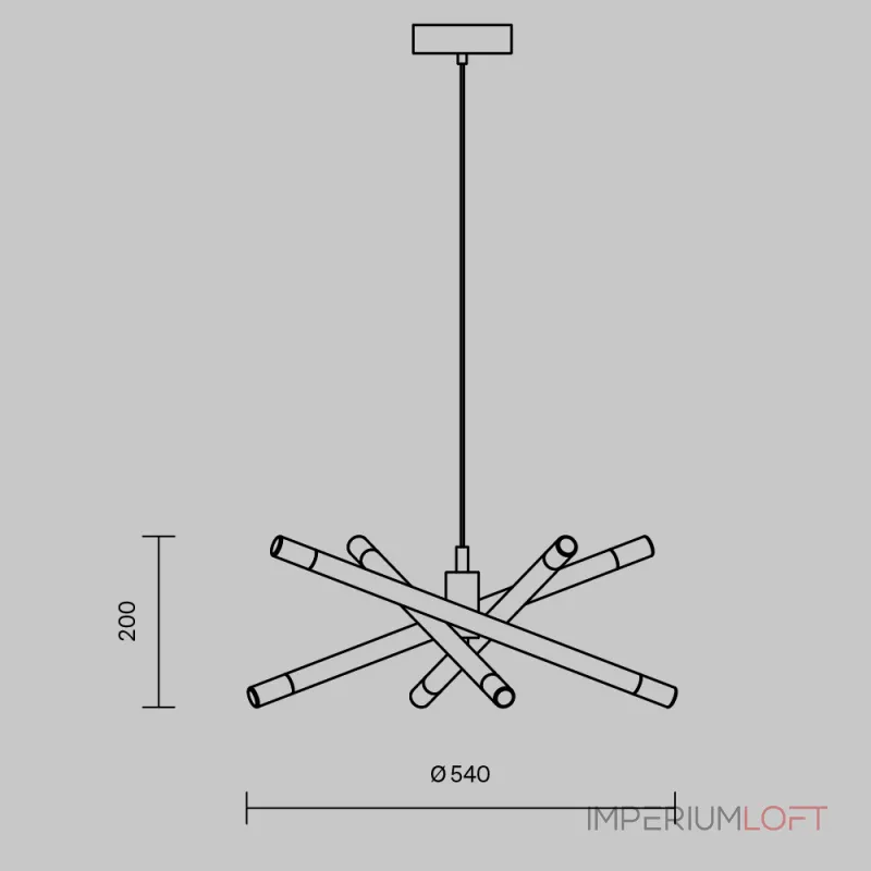 Подвесной светильник Freya LED FR6130PL-L24B