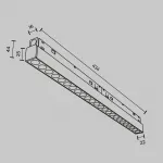 Трековый светильник Maytoni Points TR031-4-24WTW-M-DSZ-B от ImperiumLoft