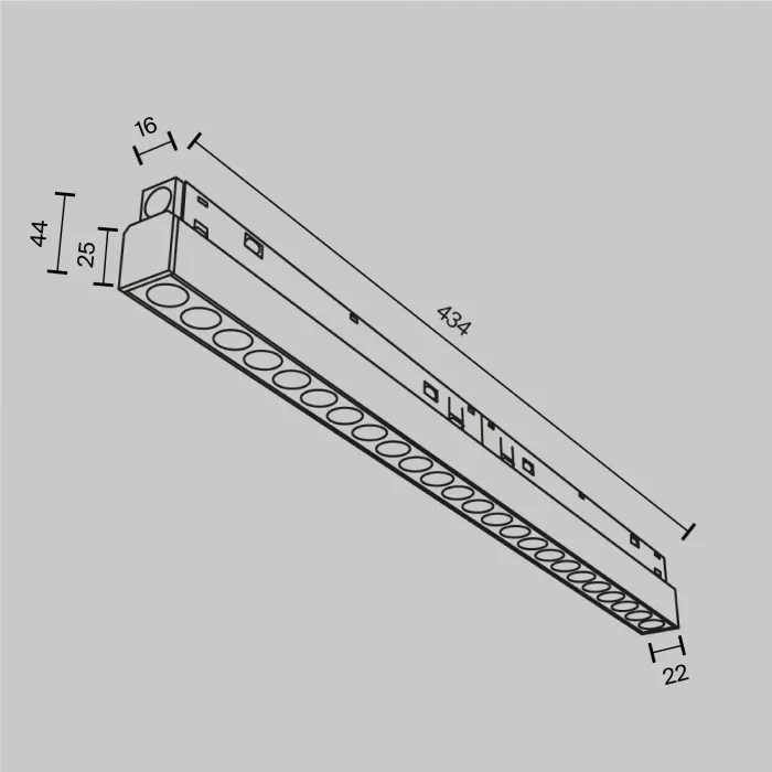 Трековый светильник Maytoni Points TR031-4-24WTW-M-DSZ-B от ImperiumLoft