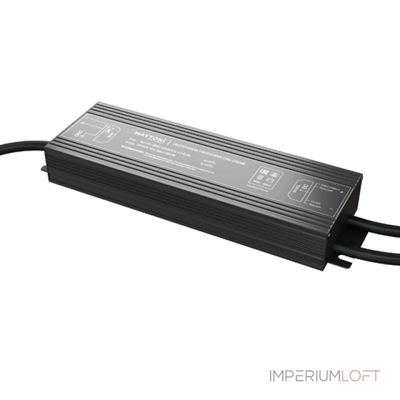 Источник напряжения PSI001 24В 250Вт IP 67 Maytoni 20217 Источник напряжения PSI001 24В 250Вт IP 67 Maytoni 20217