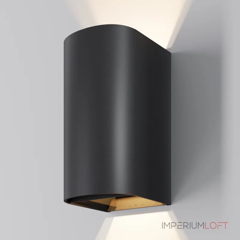 Уличный настенный светильник Maytoni Drape O526WL-L20B3K