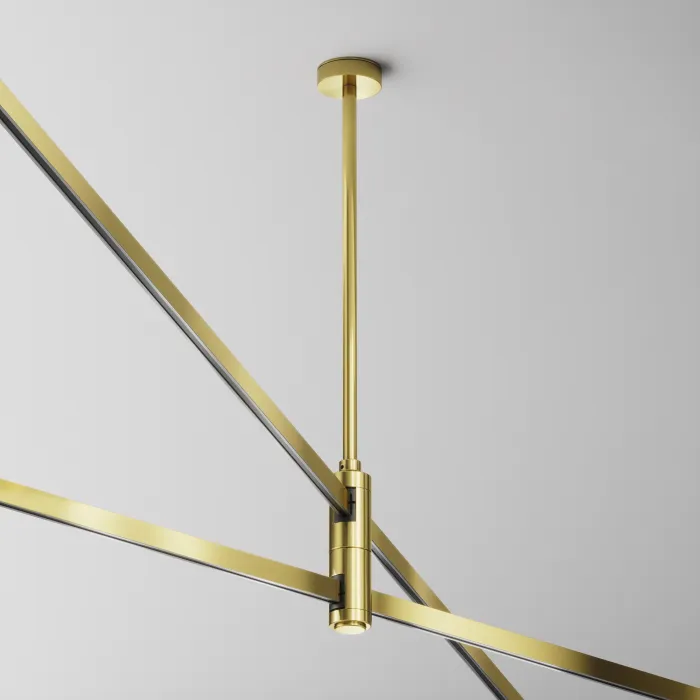 Крепление потолочное Medium двойное 300мм Flarity латунь Maytoni FLARITY TRA158C-D1-BS от ImperiumLoft