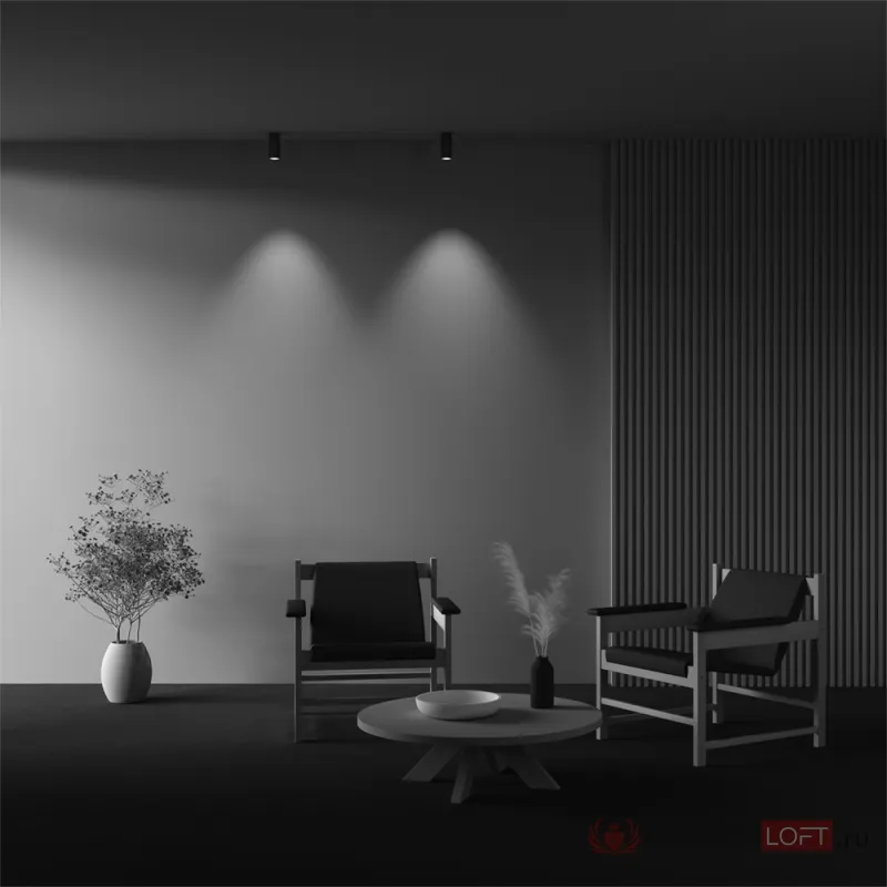 Потолочный светильник FOCUS LED C056CL-L12W3K-W-BS от ImperiumLoft