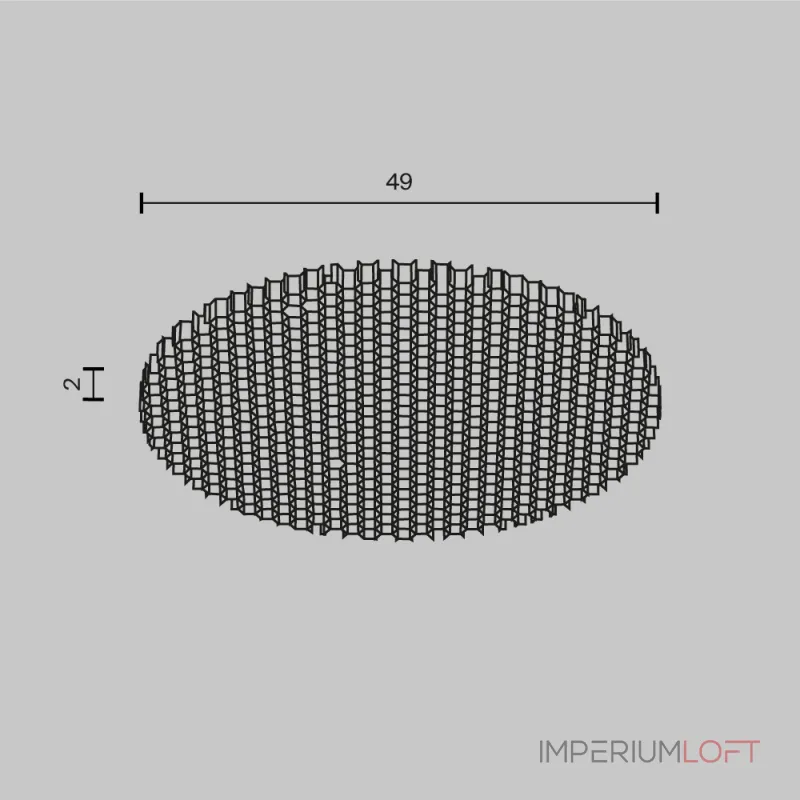 Светофильтр HoneyComb ?49мм для Focus Led 12Вт Maytoni TRINITY HoneyComb-D47