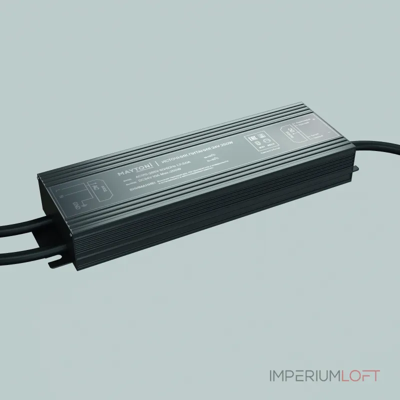 Источник напряжения PSI001 24В 200Вт IP 67 Maytoni 020216 Источник напряжения PSI001 24В 200Вт IP 67 Maytoni 020216