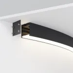 Радиусный профиль 35x35 ?1500мм 1/8 круга черный Maytoni ALM-3535R-B-D-45°-1.5M