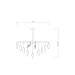 Люстра Freya Modern FR5104PL-08BS2 от ImperiumLoft