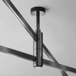 Крепление потолочное Short двойное 78мм Flarity черный Maytoni FLARITY TRA156C-D1-B