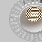 Встраиваемый светильник Dip Hight 3000K 10Вт 50° Maytoni DL119-10W-3K-TRS-W
