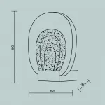 Настенный светильник (бра) Maytoni Biology MOD367WL-L3BSK от ImperiumLoft