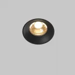 Встраиваемый светильник Maytoni Round DL058-12W2.7K-TRS-B