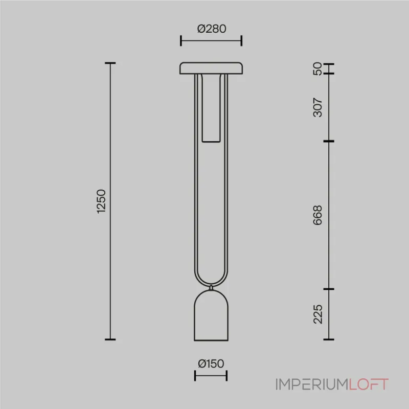 Напольный светильник Maytoni Ikebana MOD463FL-L24BS3K