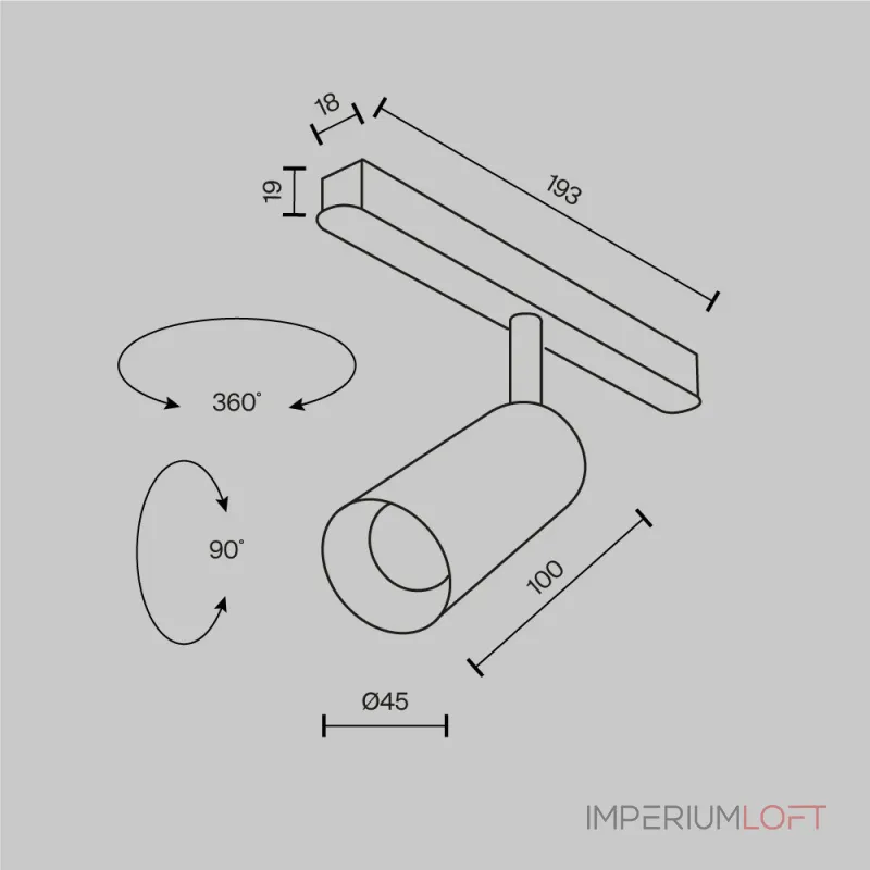 Трековый светильник Focus LED TR032-2-5W3K-M-BBS от ImperiumLoft Трековый светильник Focus LED TR032-2-5W3K-M-BBS от ImperiumLoft
