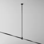 Крепление потолочное Long одинарное 760мм Flarity черный Maytoni FLARITY TRA159C-SL1-B от ImperiumLoft