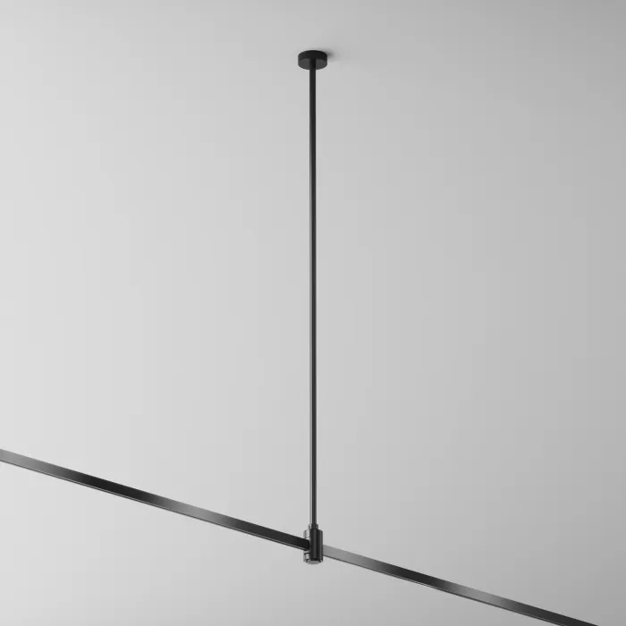 Крепление потолочное Long одинарное 760мм Flarity черный Maytoni FLARITY TRA159C-SL1-B от ImperiumLoft