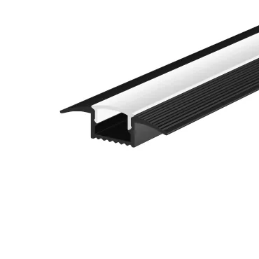 Алюминиевый профиль встраиваемый в пол 37x10 (Черный, 2 м), ALM-3710-S-2M 636023 Maytoni 636023