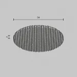 Светофильтр HoneyComb ?54мм для Focus Led 20Вт Maytoni TRINITY HoneyComb-D52 от ImperiumLoft