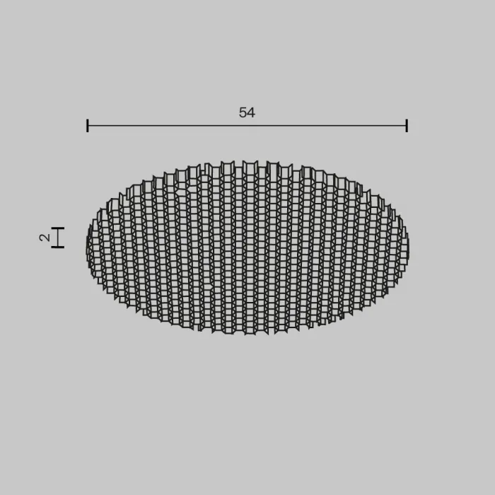 Светофильтр HoneyComb ?54мм для Focus Led 20Вт Maytoni TRINITY HoneyComb-D52 от ImperiumLoft