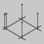 Готовая конструкция (набор) Maytoni FLARITY TFC-Flar-H04-PT