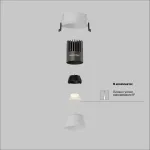 Встраиваемый светильник Maytoni Dip DL123-10W-2.7K-W