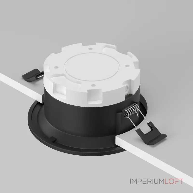 Встраиваемый светильник Maytoni Slim DL027-GX53-B