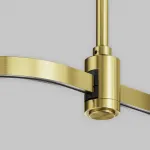 Радиусный коннектор для шинопровода латунь Maytoni Flarity TRX154-RC80-BS