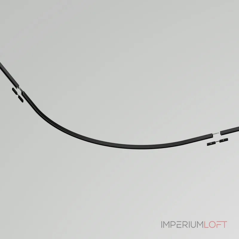 Коннектор радиусный R900 накладной Levity черный Maytoni LEVITY TRA184-R900-11B