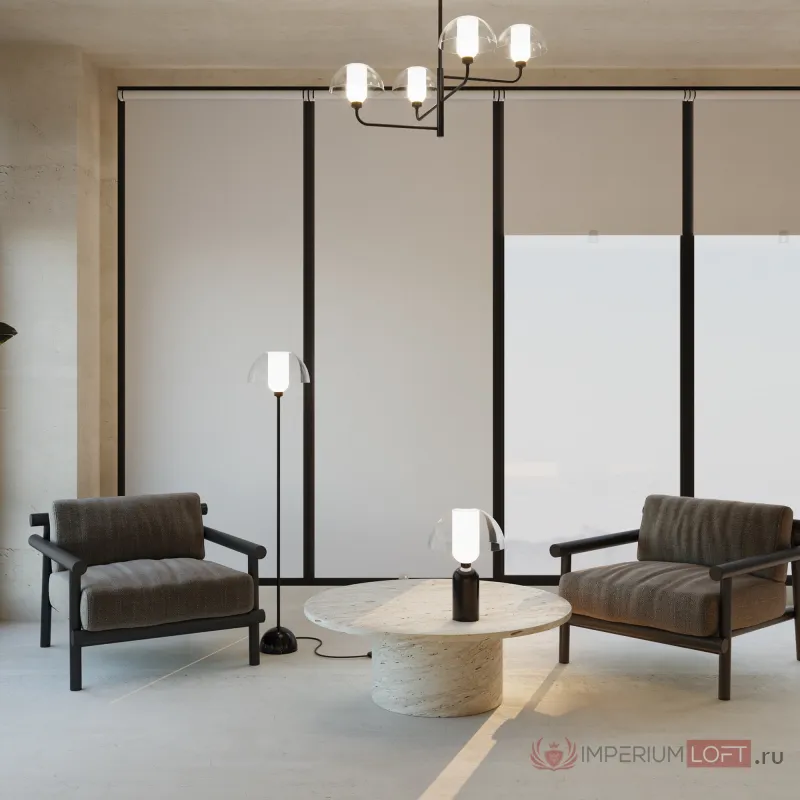 Напольный светильник (торшер) Memory MOD177FL-01B от ImperiumLoft