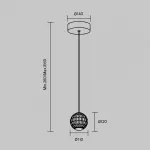 Подвесной светильник Maytoni Modern MOD293PL-L6BS3K от ImperiumLoft