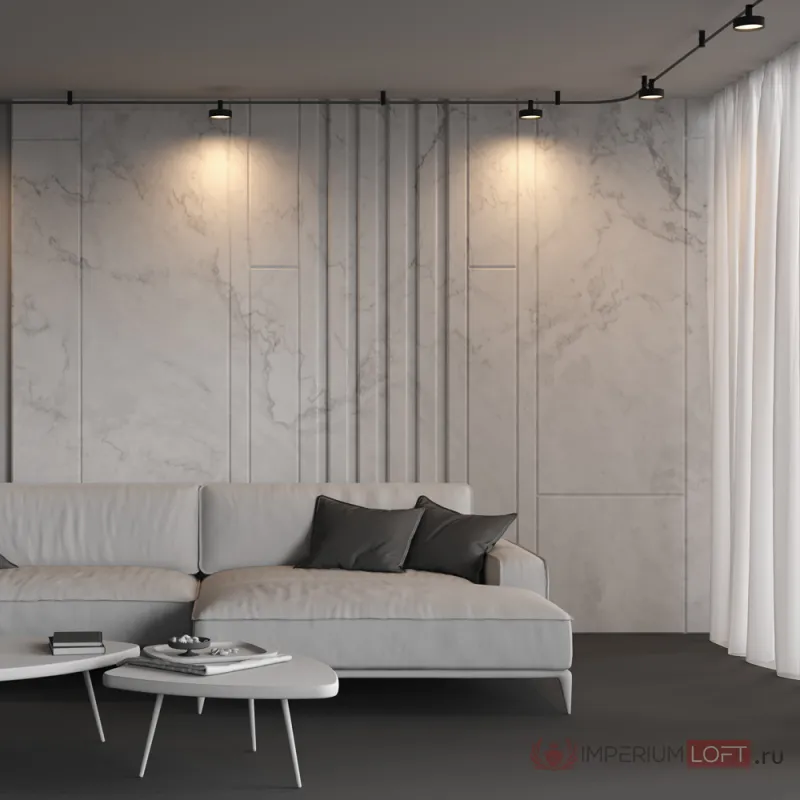 Трековый светильник Maytoni FLEXITY TR204-1-12W3K-B от ImperiumLoft