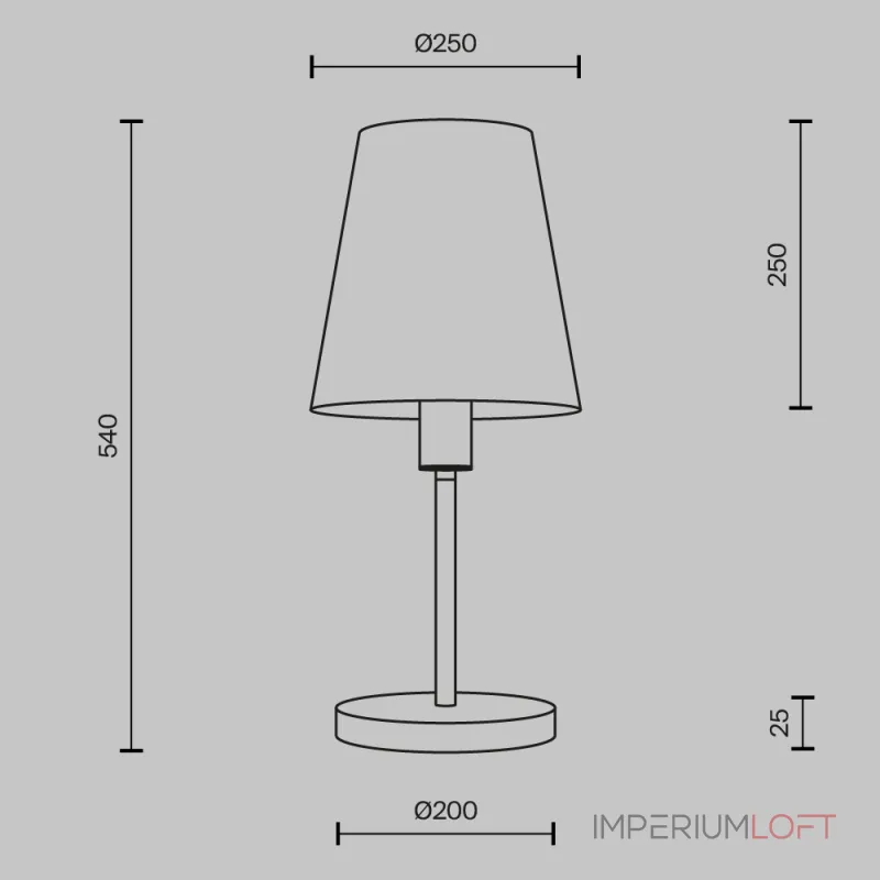Настольный светильник Maytoni Lira MOD483TL-01BS Настольный светильник Maytoni Lira MOD483TL-01BS