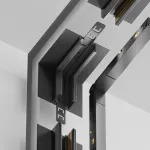Коннектор угловой внутренний Exility X встраиваемый под ГКЛ 12,5мм Maytoni Accessories for tracks Exility X TRA239ICL-42.12B