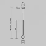 Подвесной светильник Maytoni Bubble dream MOD383PL-L4B3K