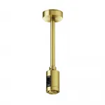 Крепление потолочное Short одинарное 138мм Flarity латунь Maytoni FLARITY TRA156C-SL1-BS