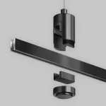 Подвес тросовый Hang одинарный Flarity черный Maytoni FLARITY TRA157SW-S1-B от ImperiumLoft