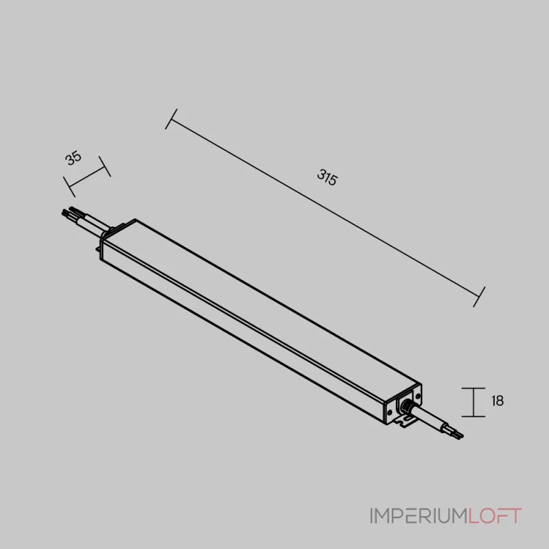 Источник напряжения PSL023 24В 100Вт IP 67 Maytoni 822011