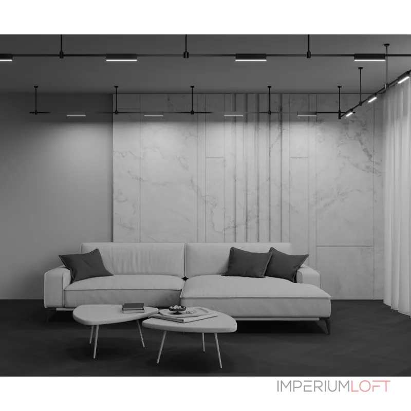 Трековый светильник Maytoni Basis TR151-1-18W3K-B от ImperiumLoft