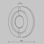 Настенный светильник Maytoni Daylight MOD462WL-L10BG3K