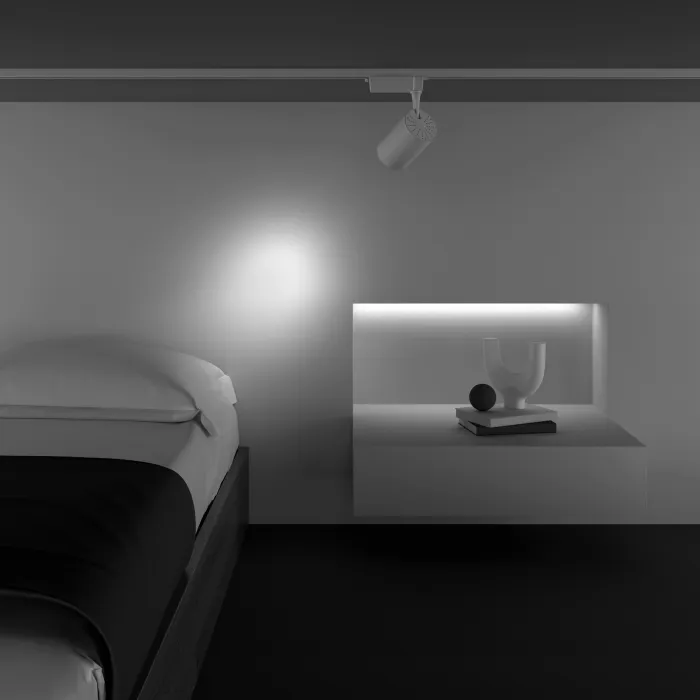 Трековый светильник Maytoni UNITY TR003-1-26W3K-S-W от ImperiumLoft