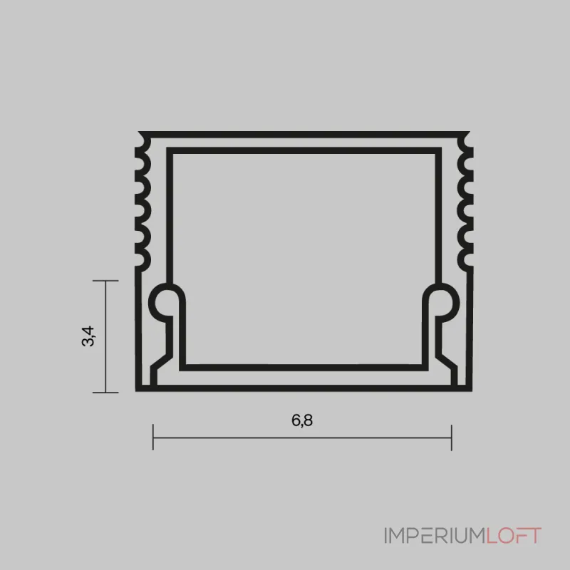 Рассеиватель для профиля 08×09 (Чёрный, 2 м), ALM-0809-B-DF-2M Maytoni 642018 от ImperiumLoft Рассеиватель для профиля 08×09 (Чёрный, 2 м), ALM-0809-B-DF-2M Maytoni 642018 от ImperiumLoft
