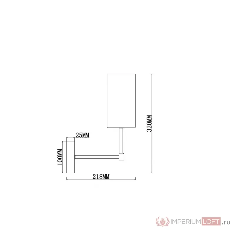 Настенный светильник Freya Modern FR5184WL-01BS от ImperiumLoft