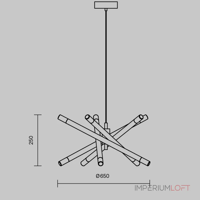 Подвесной светильник Freya LED FR6130PL-L30B