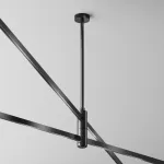 Крепление потолочное Medium двойное 300мм Flarity черный Maytoni FLARITY TRA158C-D1-B