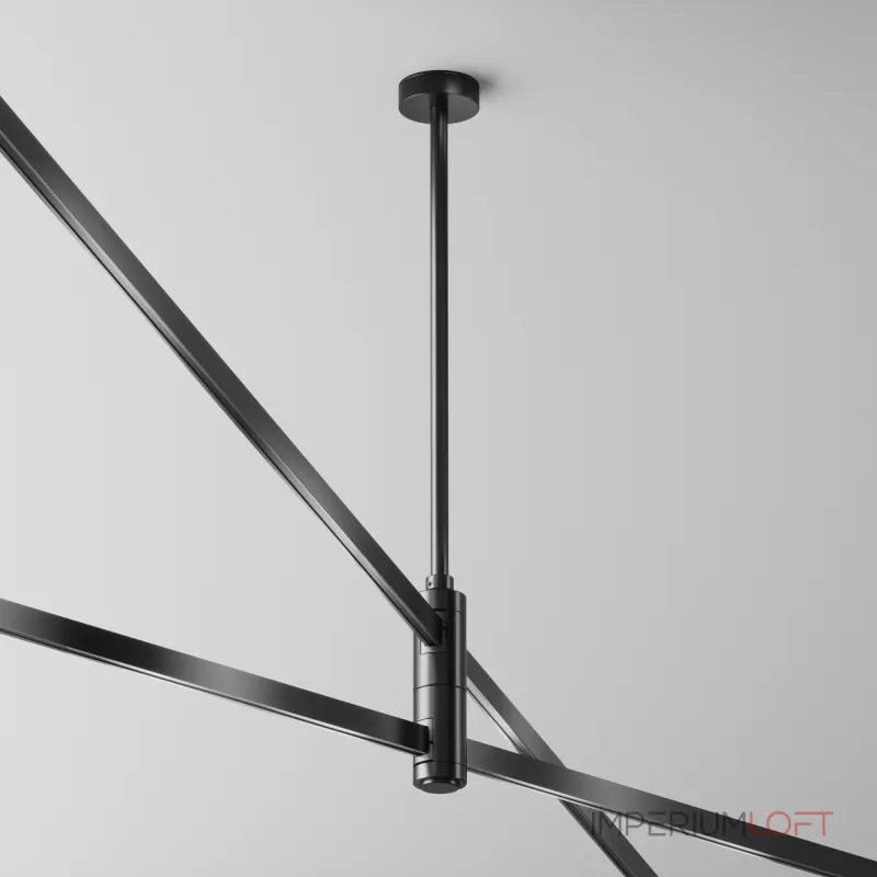 Крепление потолочное Medium двойное 300мм Flarity черный Maytoni FLARITY TRA158C-D1-B